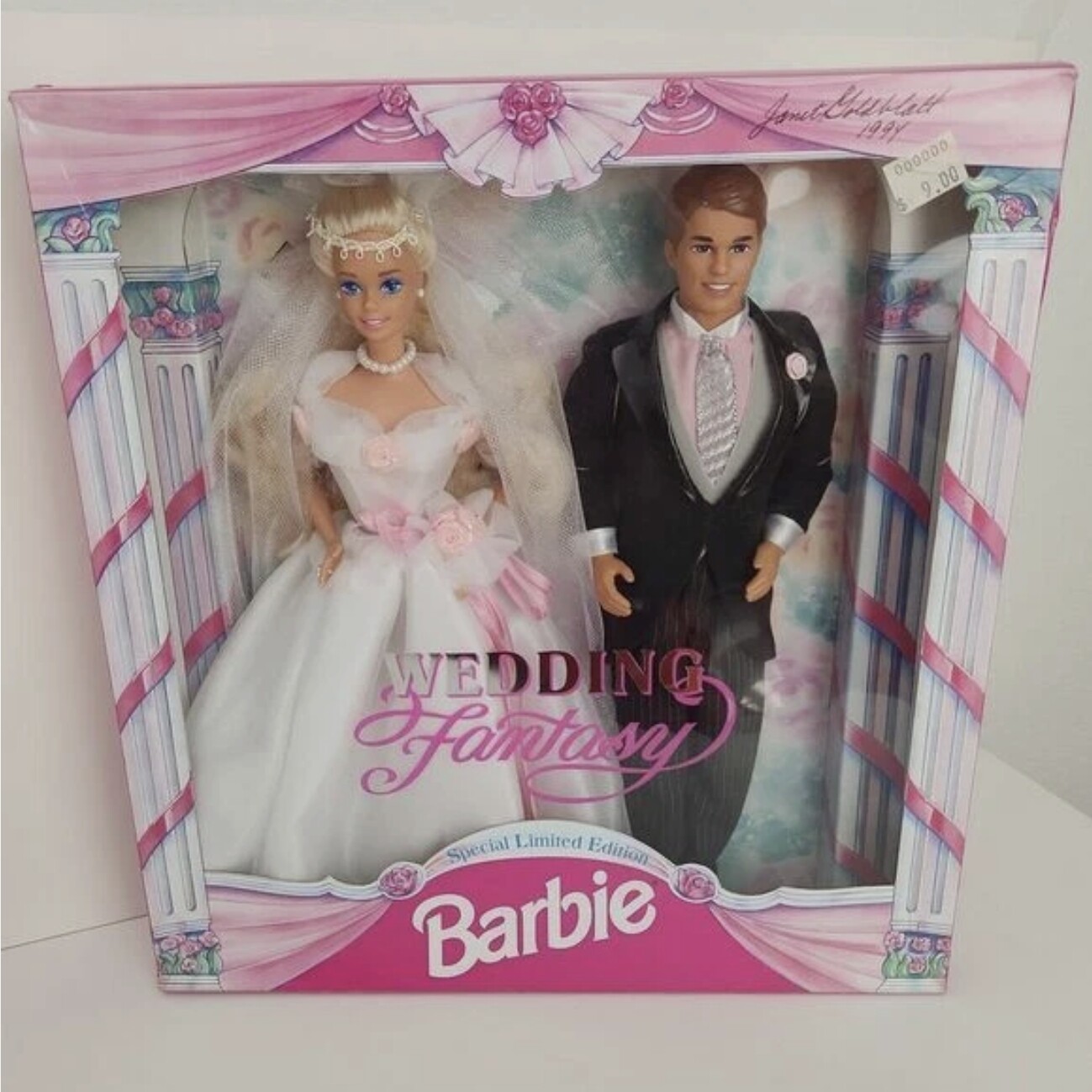 预 Barbie Wedding Fantasy 1993 新娘新郎婚礼礼盒芭比肯娃娃