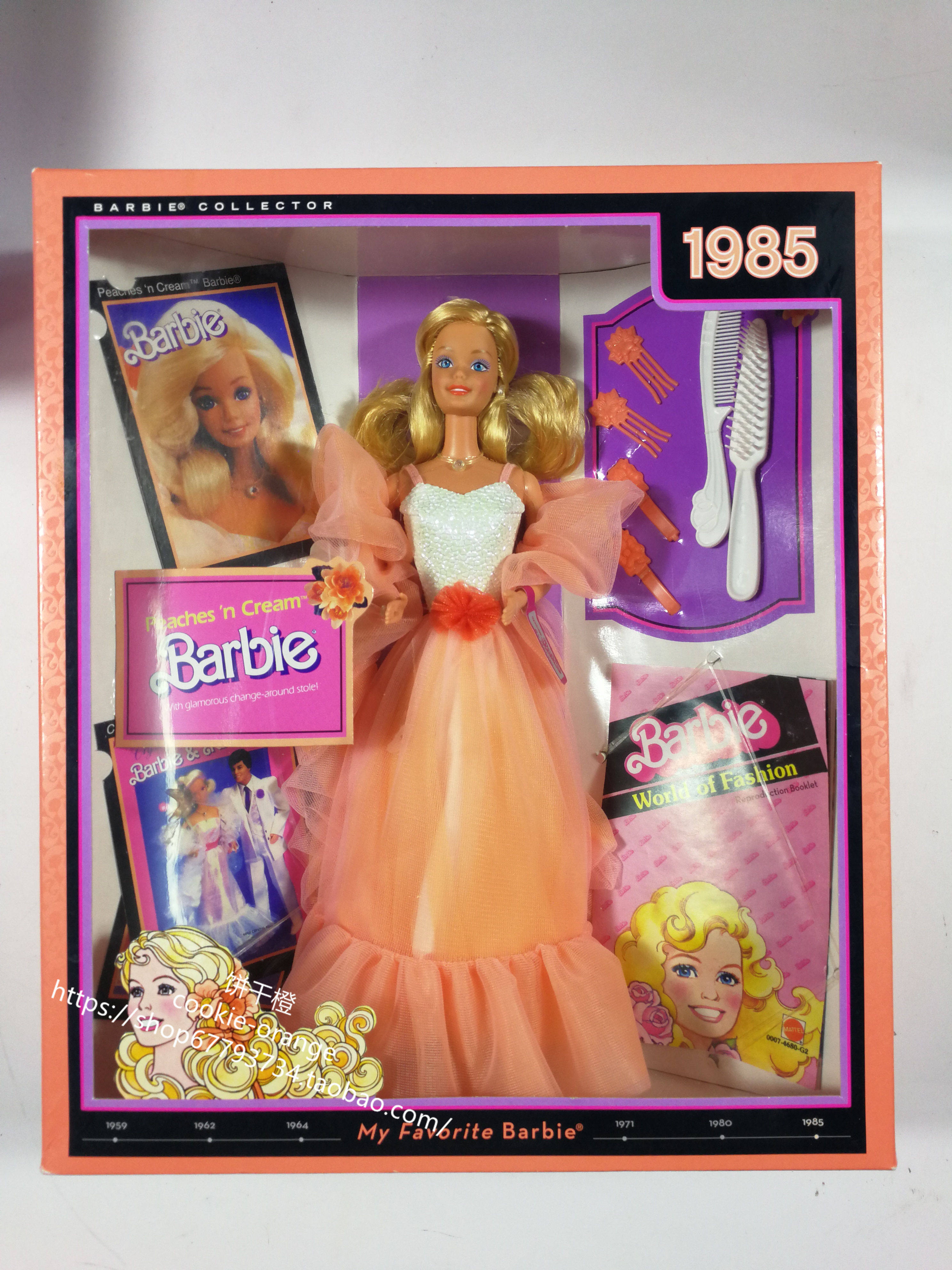 发 Barbie My Favorite Peaches n Cream 2009 桃子奶油芭比娃娃