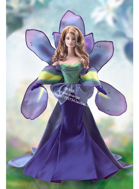 预 Barbie The Iris Flowers In Fashion 2002 鸢尾花芭比娃娃