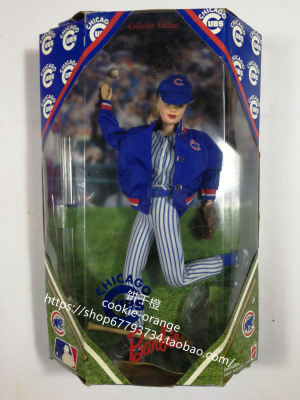 发 Barbie Chicago Cubs1999 芝加哥小熊队棒球芭比娃娃