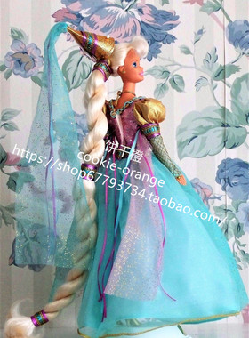 发 Barbie Rapunzel 1994 正品绝版长发公主芭比娃娃