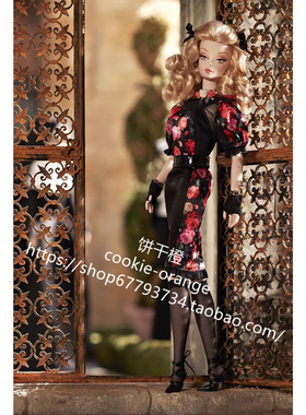 预 Barbie Fiorella Silkstone 2014 意大利小花芭比ST 金标珍藏