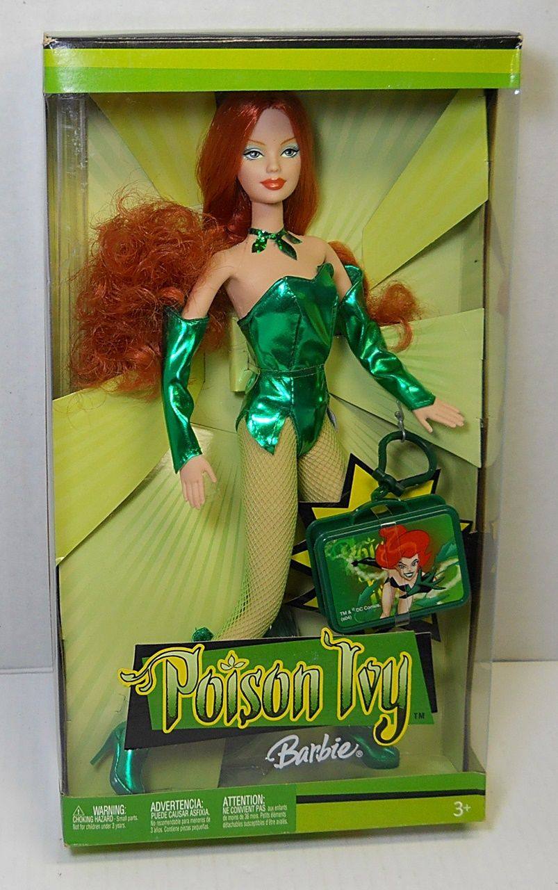 发 barbie poison ivy 2004 正品绝版毒藤女芭比娃娃