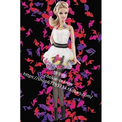 鞋痴狂芭比娃娃粉标珍藏