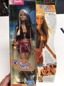 发 Barbie Cali Girl Beach Surfing 2003 正品绝版沙滩芭比娃娃