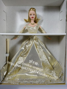 Anniversary 50周年芭比娃娃 发 Golden Toys Barbie 1998