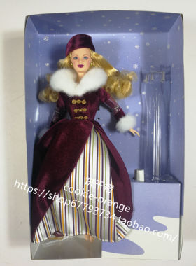 发 Barbie Victorian Ice Skater 2000 溜冰维多利亚芭比娃娃