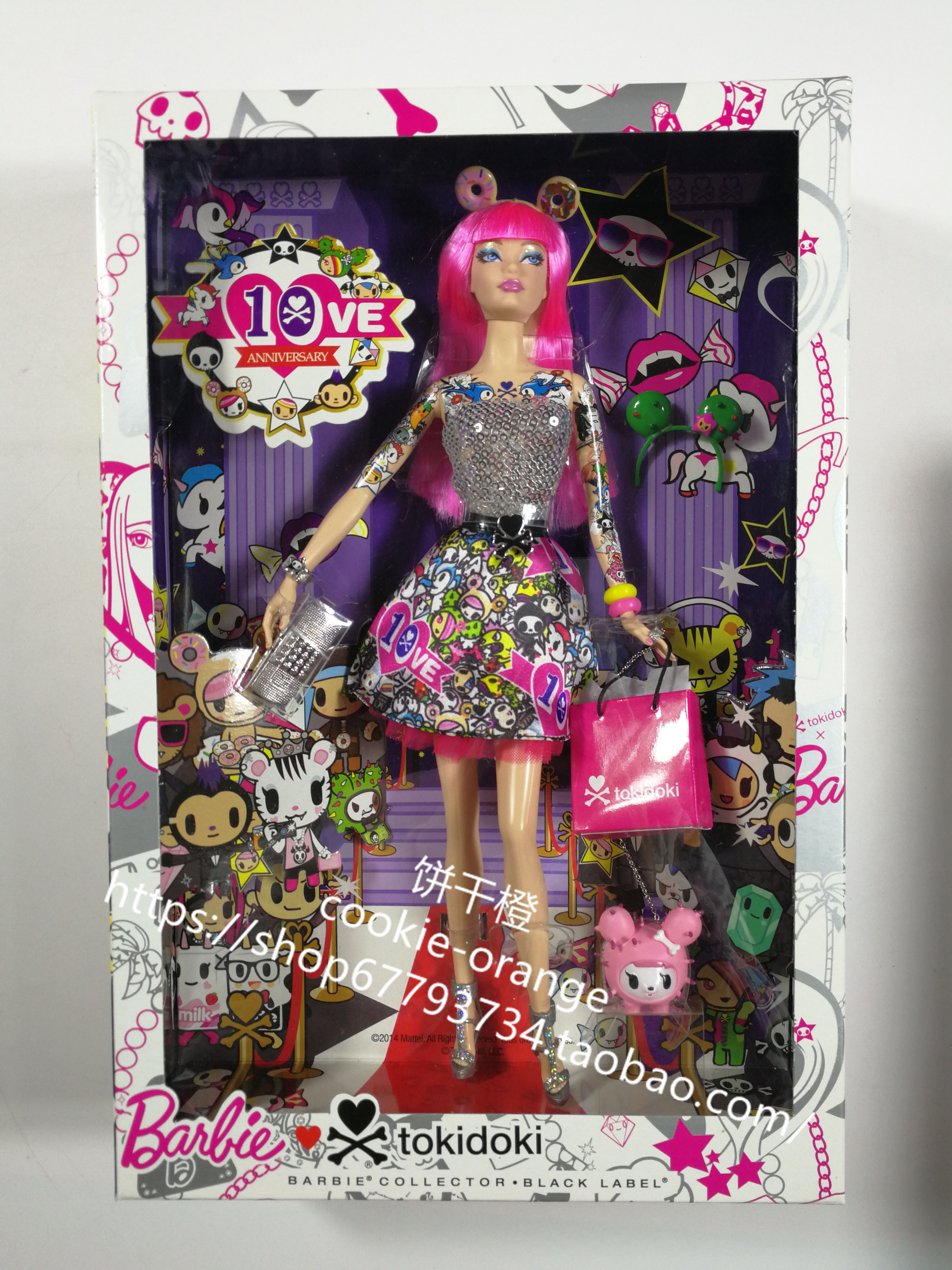 淘奇多奇10周年合作款芭比娃娃