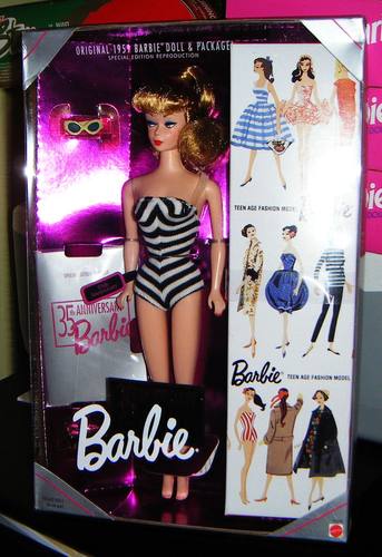 发 Barbie 35th Anniversary 1993 35周年芭比娃娃 金发