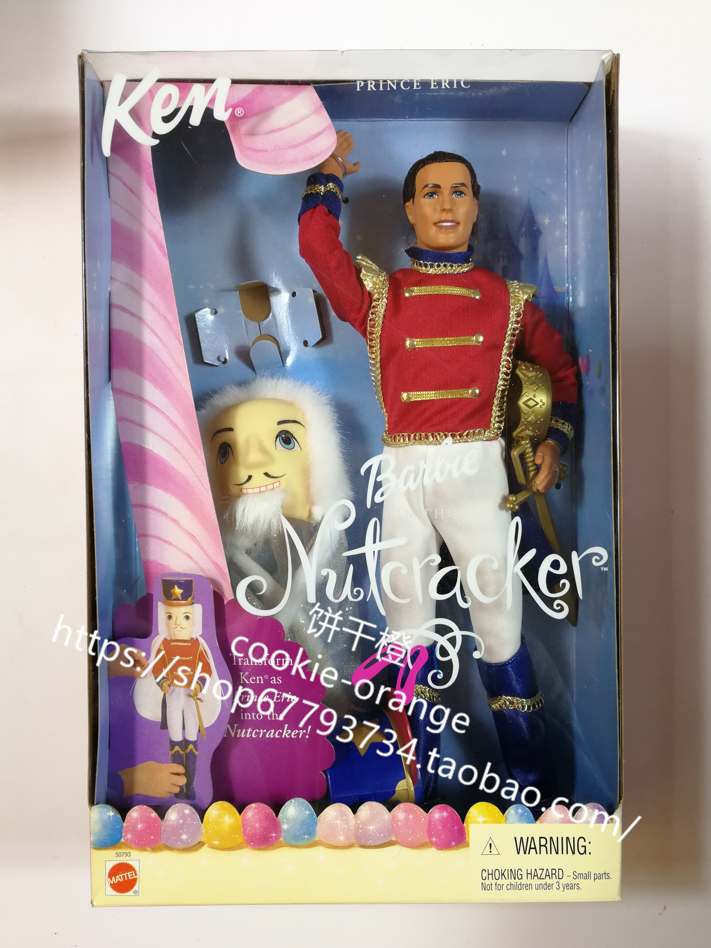 发 Barbie Nutcracker Ken 2001 正品绝版胡桃夹子芭比王子肯
