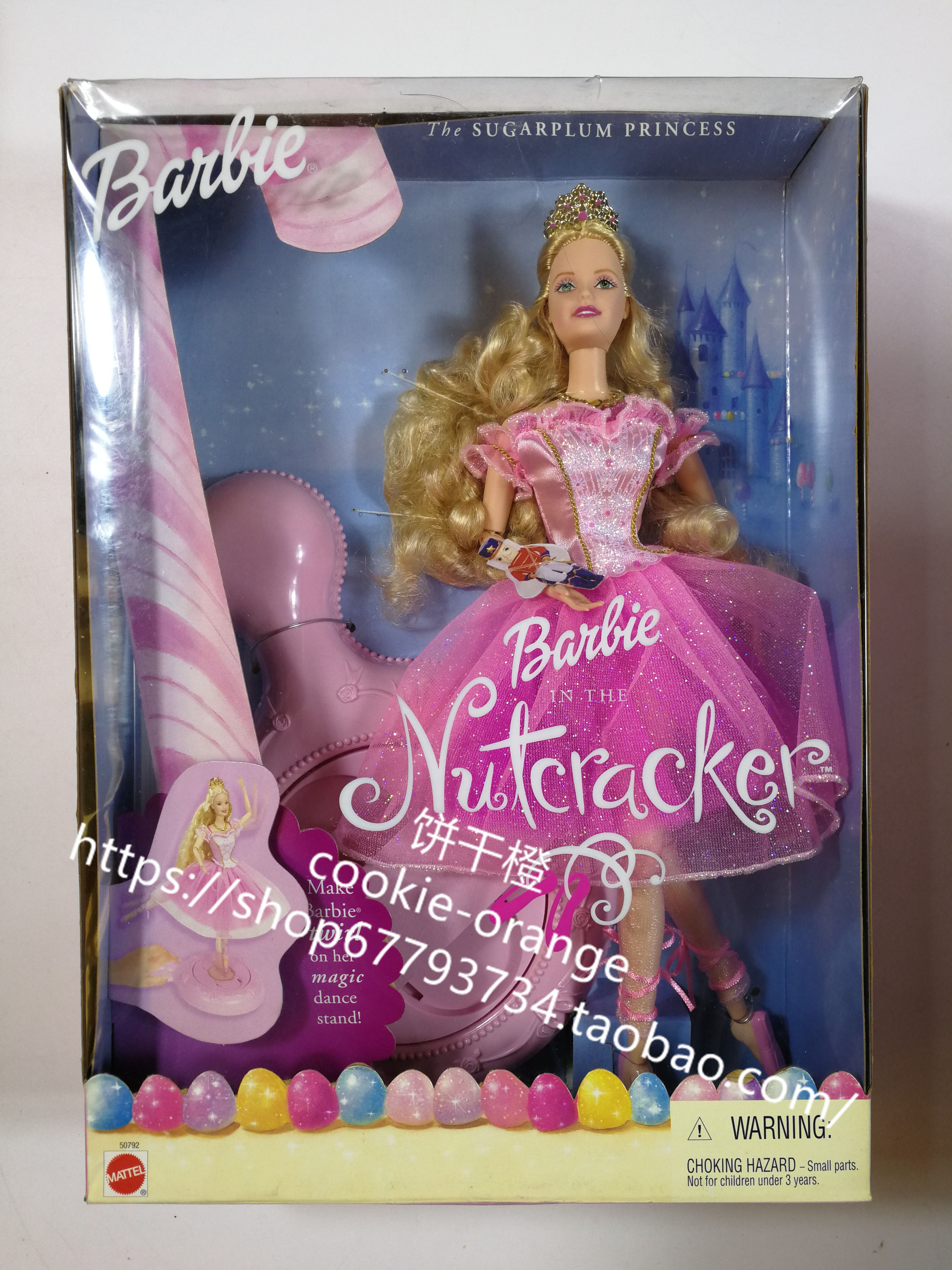 发 Barbie Nutcracker 2001 正品绝版胡桃夹子芭比娃娃