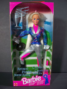 发 Barbie Horse Riding 1994 正品绝版骑士芭比娃娃