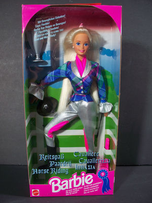 预 Barbie Horse Riding 1994 正品绝版骑士芭比娃娃
