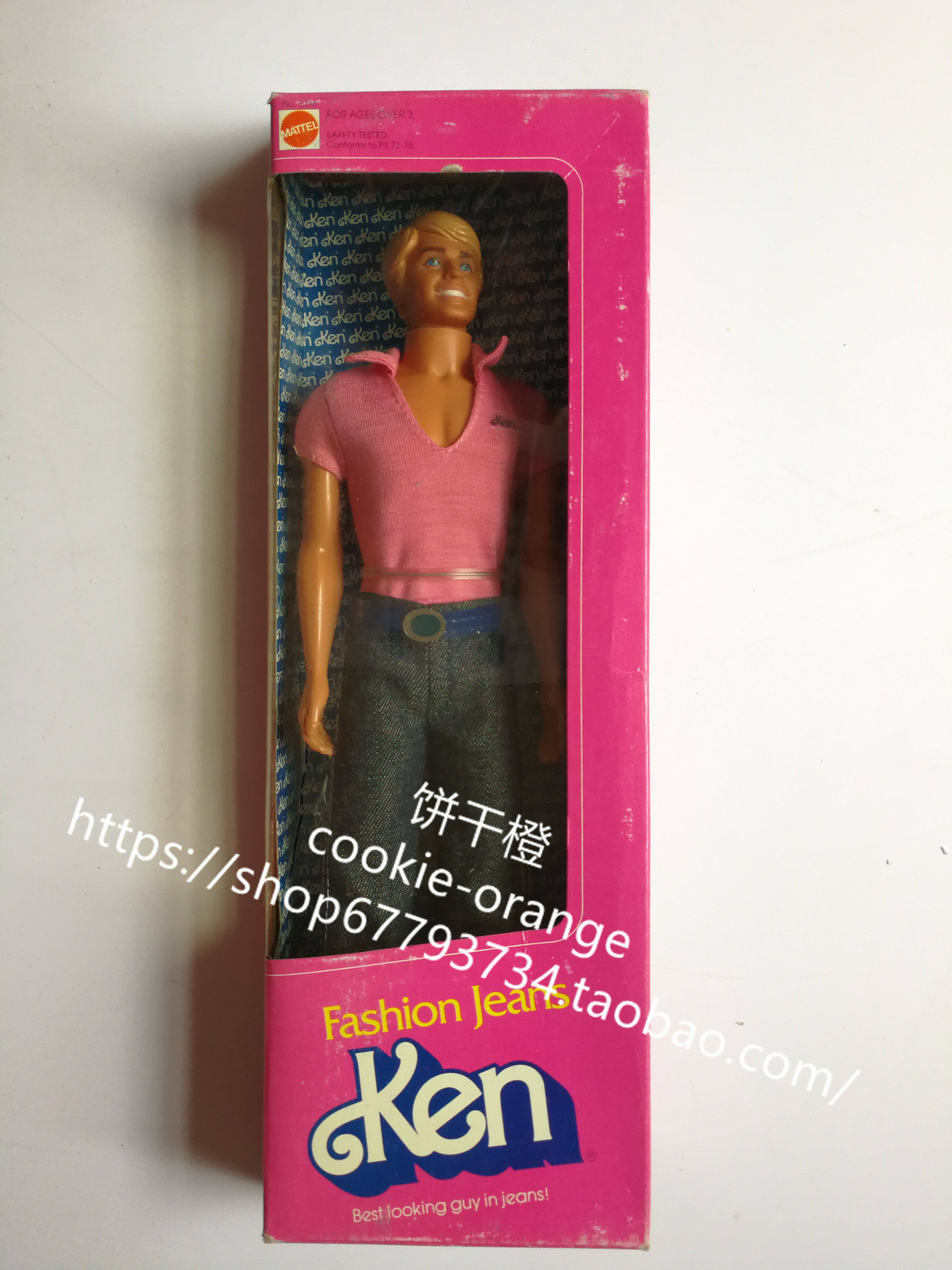 发 barbie fashion jeans ken 1981 潮流牛仔肯娃娃