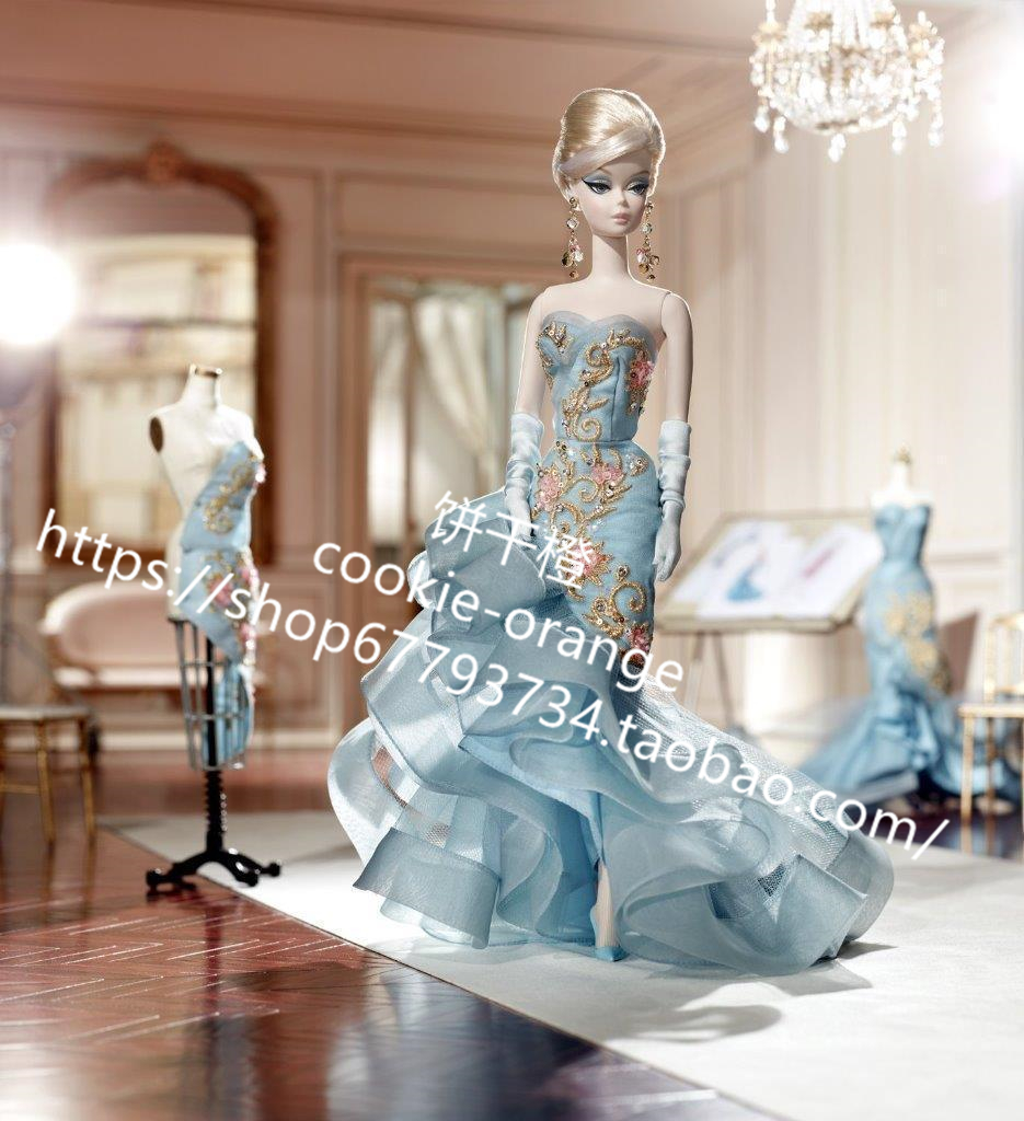 预 Barbie Tribute Silkstone 2010 10周年芭比 金标