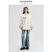 羽绒服女短款 LULUALWAYS 保暖外套 新款 国风新中式 商场同款 冬季