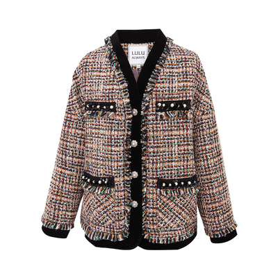 LULUALWAYS25秋季新款小香风外套