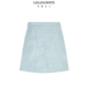 高腰设计裙裤 LULUALWAYS我爱露露26春季 气质蓝色花卉短裤 法式 新款
