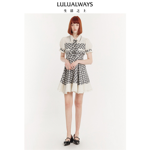 坎肩短款 百搭复古浪漫修身 外套 新款 LULUALWAYS我爱露露夏季