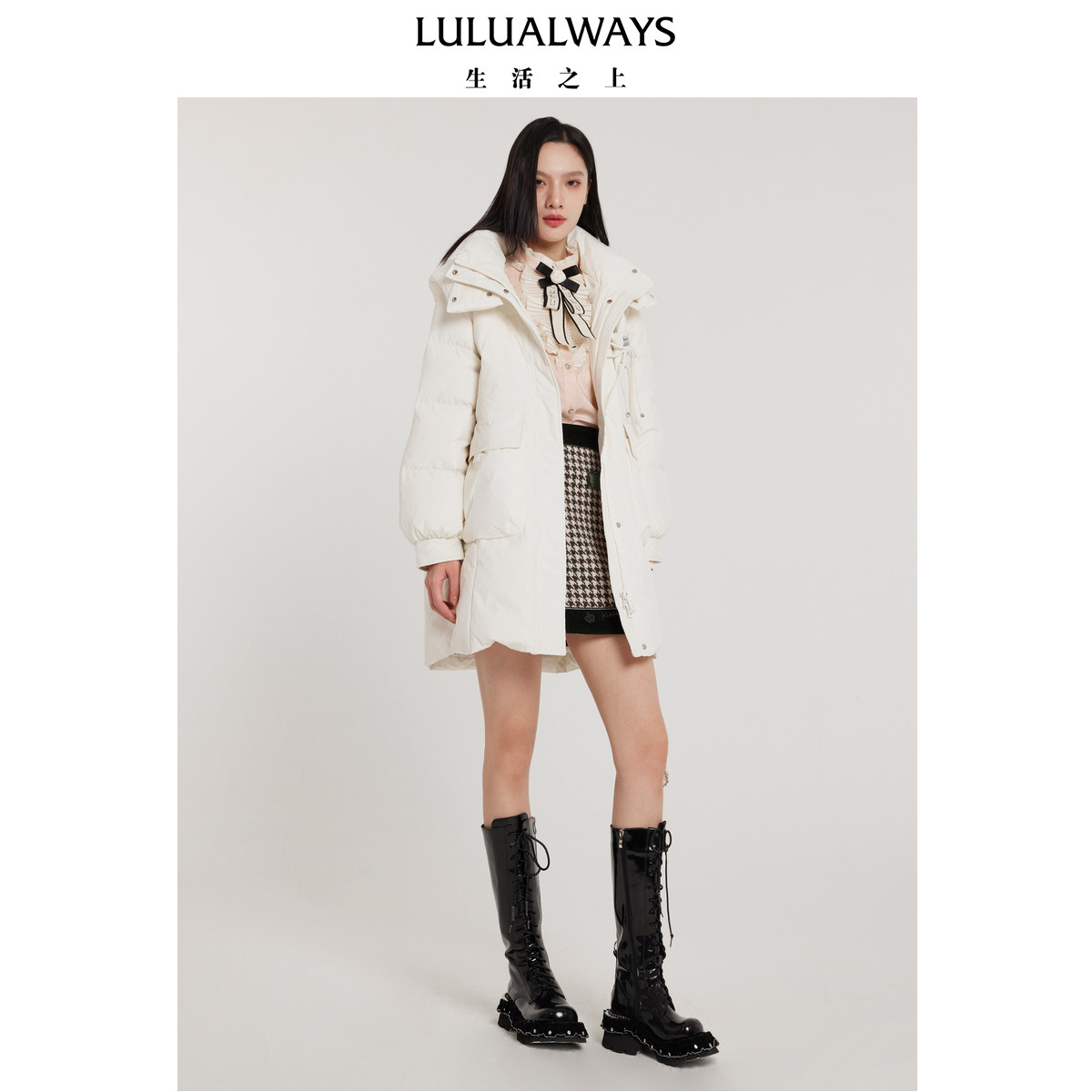 商场同款连衣裙lulualways甜美