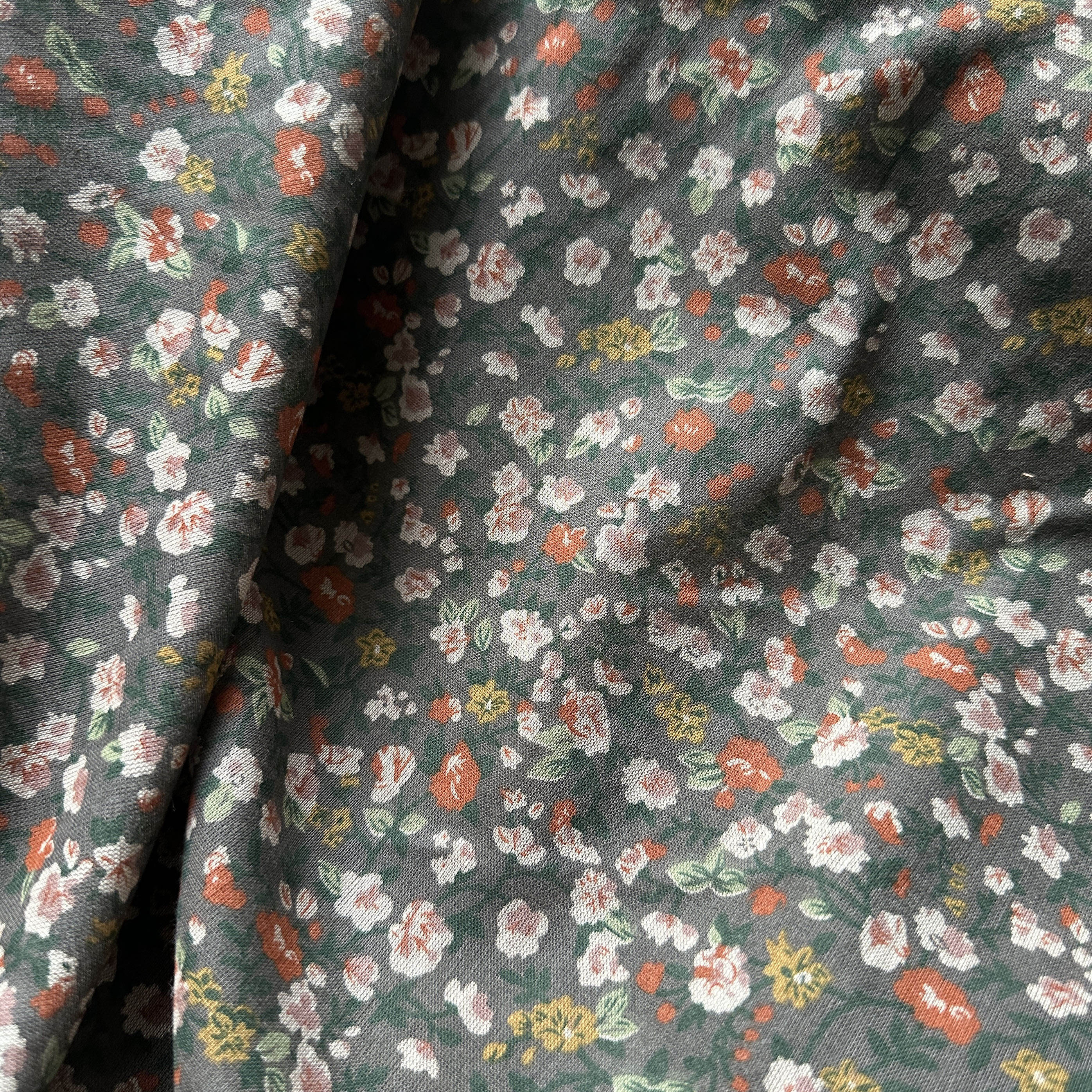 良布集进口宽幅复古碎花高支亚麻布料春夏手工服装面料手工衬衫