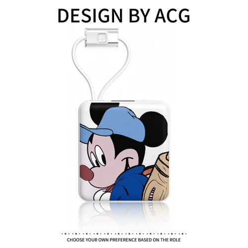 米奇MICKEY可爱充电宝10000毫安迷你小巧移动电源快充便携定制图