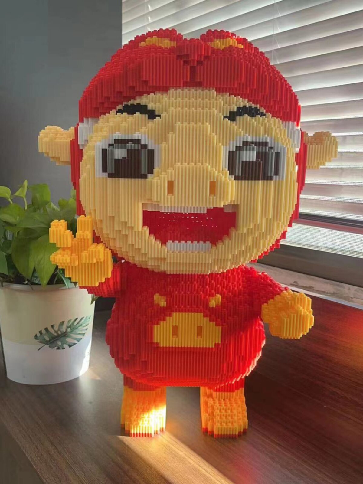 拼装玩具巨大猪猪侠积木儿童成人益智解压拼图小摆件生日新年礼物