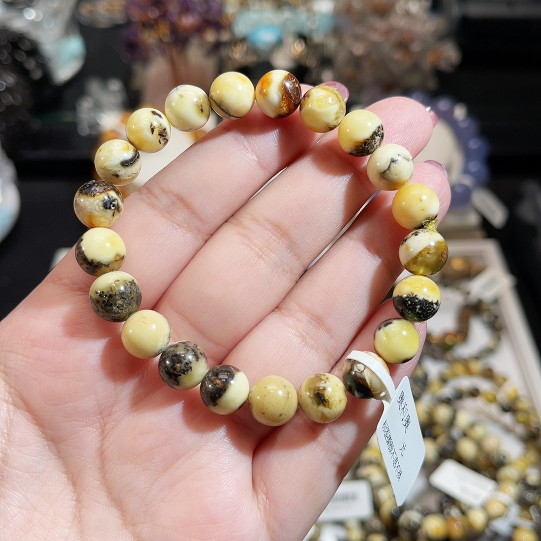 卡9.3奥利奥白蜡蜜蜡大颗粒原270