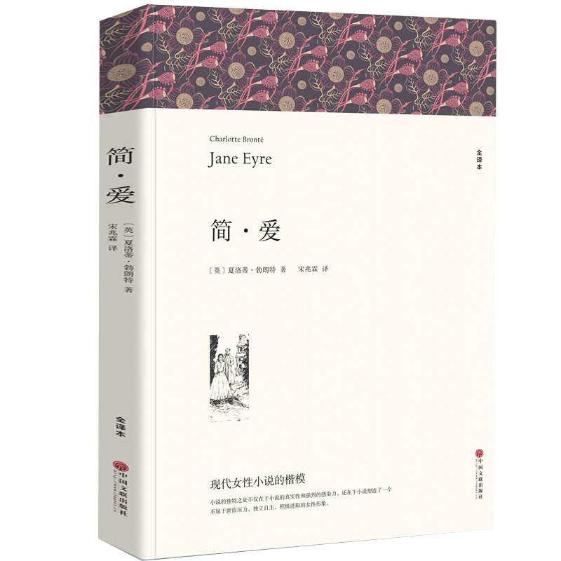 【无删减带注释】简爱书籍 正版 青少年完整版 原著全本 初中九年级