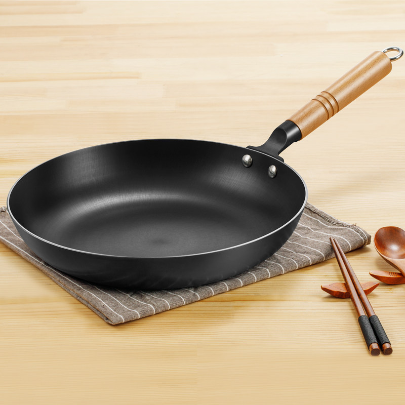 铸铁煎盘平底锅中式煎锅煎饼煎蛋煎牛排电子类燃气灶通用平底锅具,厨房/烹饪用具,煎锅/平底锅,淘宝优惠券,粉丝福利购,淘宝优惠卷