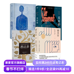 在轮下+德米安+悉达多+荒原狼(全4册) 黑塞著 姜乙译 外国文学小说 果麦出品