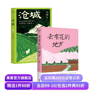 沧城+去有花的地方(套装2册) 阿措 陈慧 沧城 女性自我探寻 温暖治愈 女性文学 果麦出品