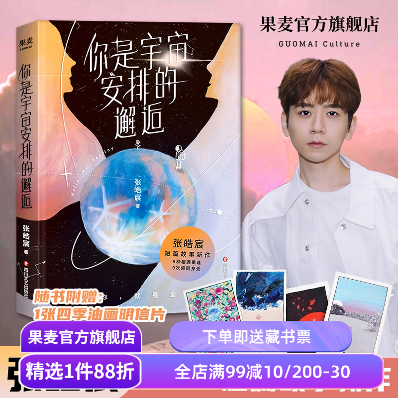 你是宇宙安排的邂逅 张皓宸 短篇故事集 9种相遇重逢 9次感同身受 短篇小说 青春文学 果麦出品图片