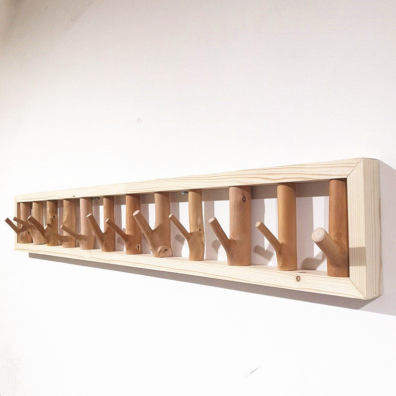 创意钥匙挂钩玄关置物架民宿装饰