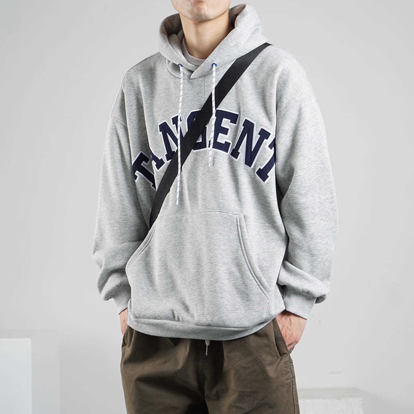 重磅优质华棉复古卫衣连帽