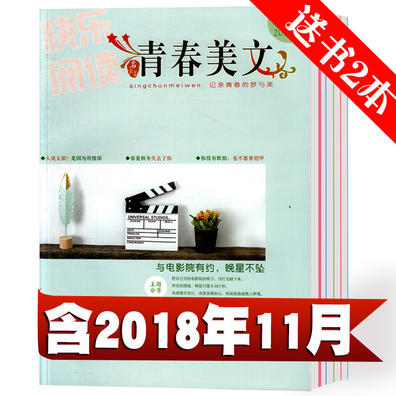 【总12本打包】青春美文杂志2018年5/6/7/8/11月+2017年7/8/10-12月+赠格言2本 文学文摘哲思系列期刊清仓包邮