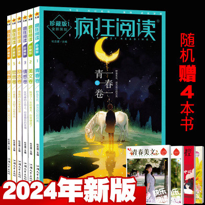 总10本疯狂阅读珍藏版2024版全套