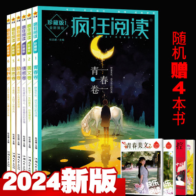 总10本疯狂阅读珍藏版2024版全套