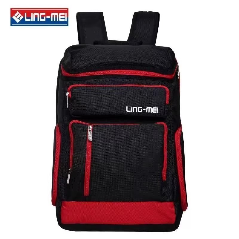 翎美羽毛球包双肩背包男款大容量