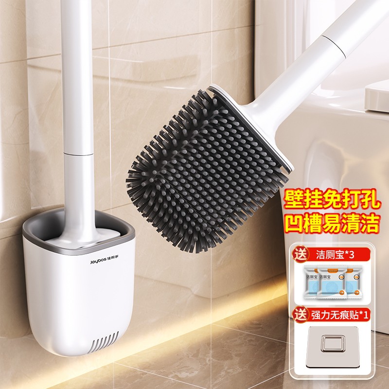 【壁挂沥水无残留】刷头不伤釉面