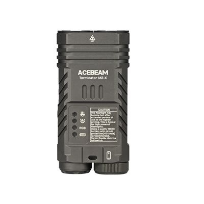 ACEBEAM M2-X手电筒强光超亮3200流明远射500米LED聚泛双光源