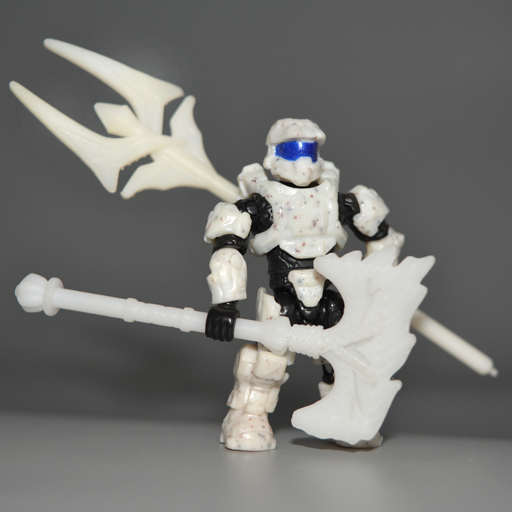 MOC 美家宝megabloks武器精英叉火焰斧