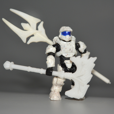 MOC 美家宝megabloks武器精英叉火焰斧