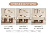 The 2026 new style of lambskin tablecloth is a rectangular, non-washing, oil-proof and water-proof table and coffee table with a light luxury and high-end feel thumbnail 2