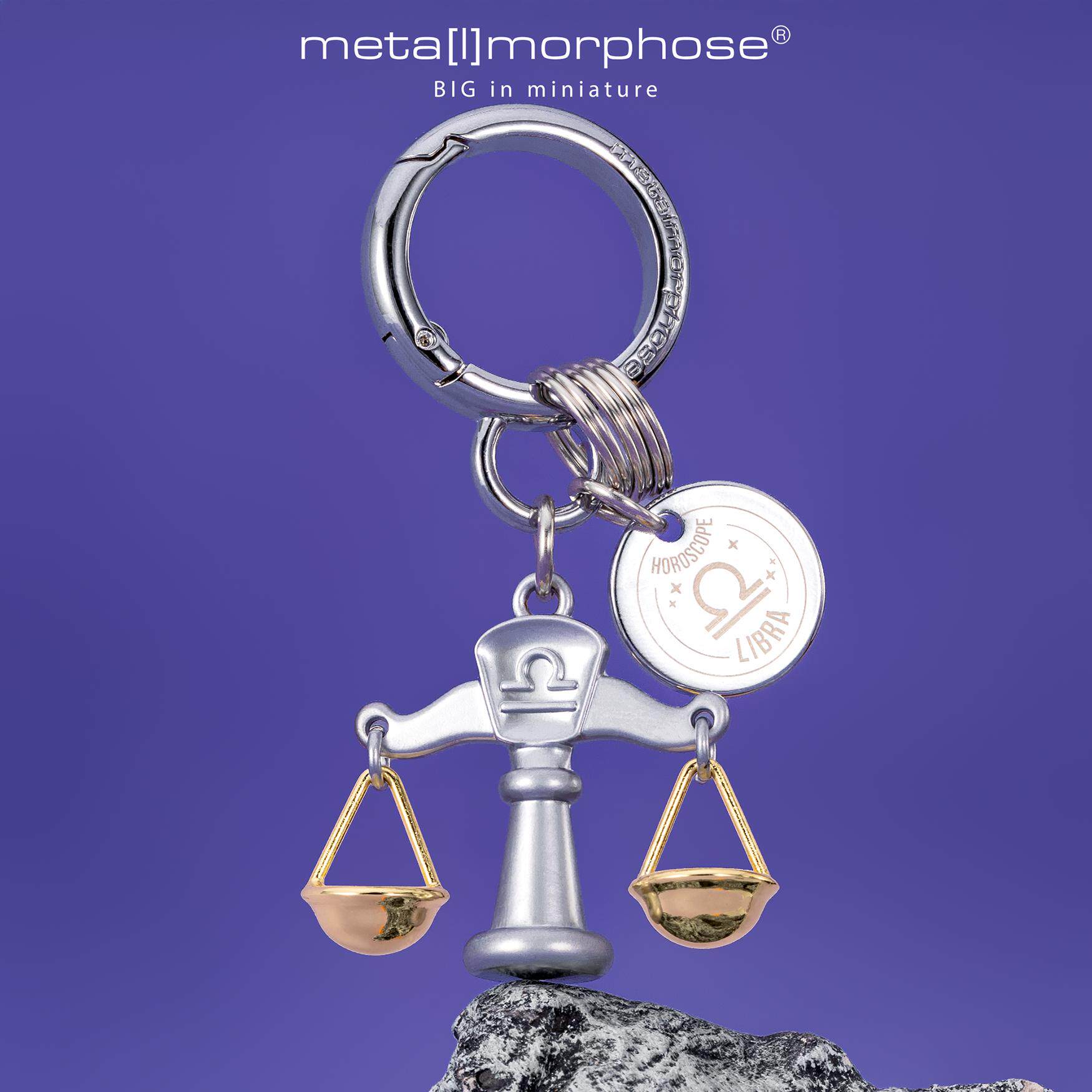 比利时星座系列天秤座金属钥匙扣包包挂件合金创装饰情侣闺蜜礼物