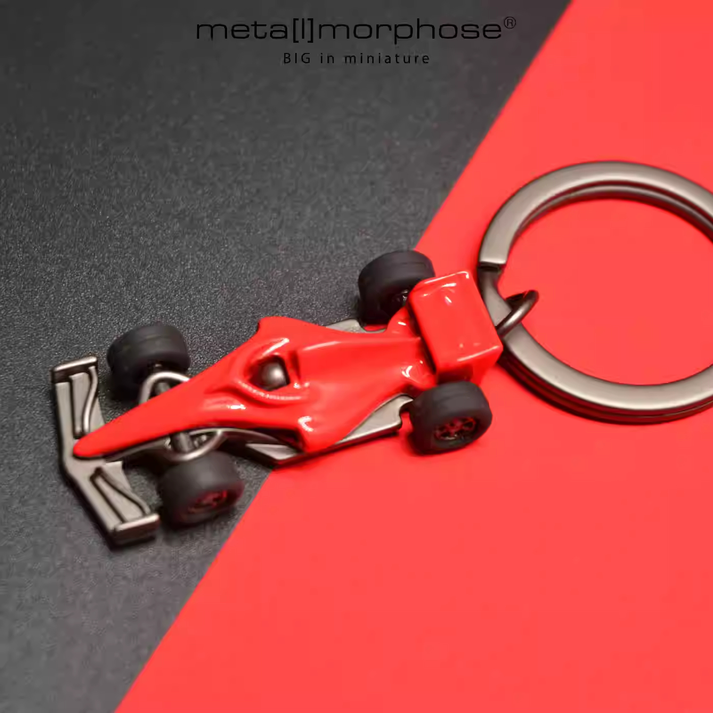 比利时原创方程式赛车合金高端车钥匙扣挂件创意高端炫酷精致礼品