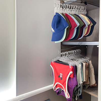 免打孔夹子挂钩收纳帽夹