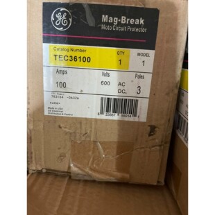 进口拍前请询价 原装 TEC36100通用GE断路器3P 100A
