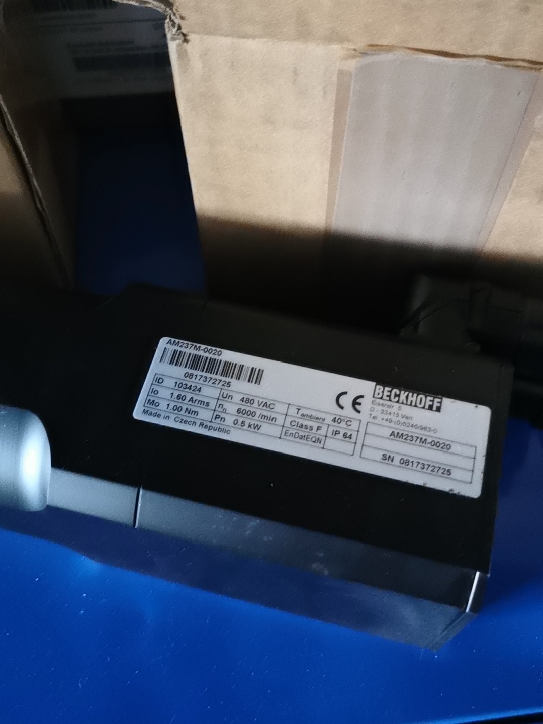 AM237M-0020倍福电机全新原装拍前请询价