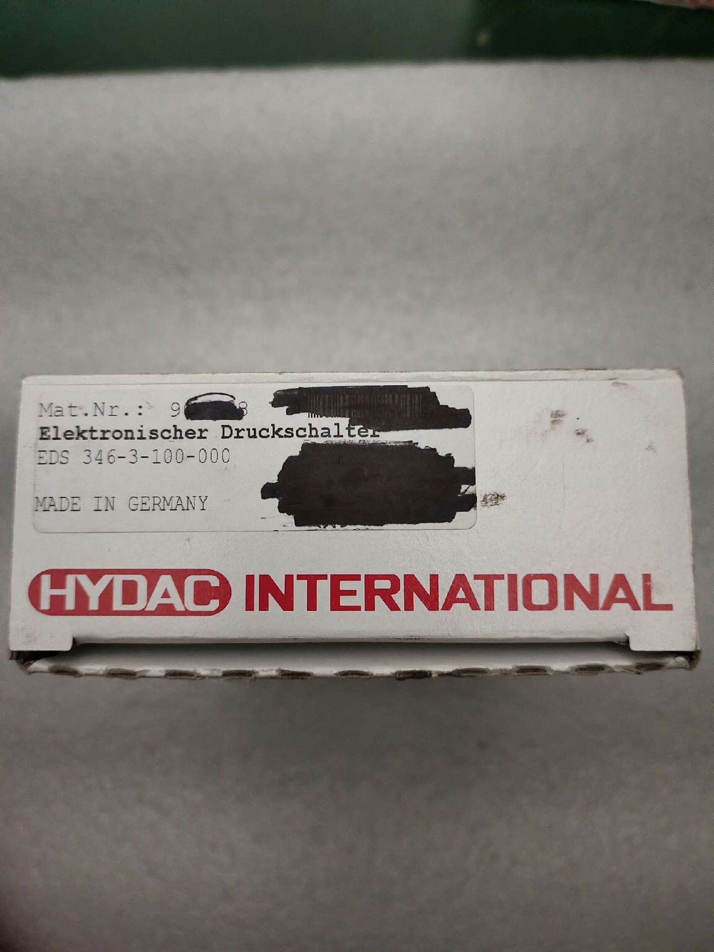 HYDAC 贺德克  EDS 346-3-100-000拍前请询价